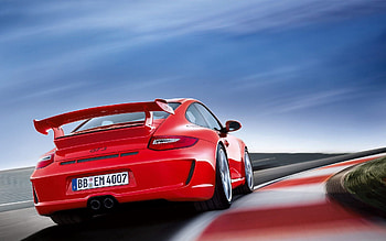 Auto, Porsche, Cars, Grey, Back View, Rear View HD wallpaper