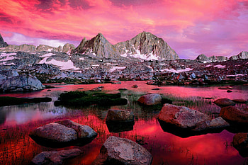 Mountain, colorful, natural, awesome, mountain beauty, beautiful, lake HD wallpaper