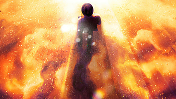 Oppenheimer Movie - Fiery Backdrop, movie, Oppenheimer HD wallpaper