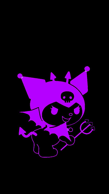 Purple Kuromi wp, Sanrio HD phone wallpaper