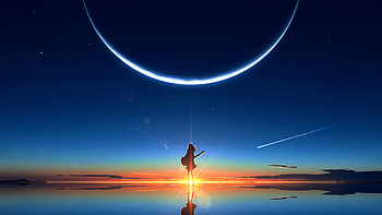 Anime Girl Scenery , anime-girl, anime HD wallpaper