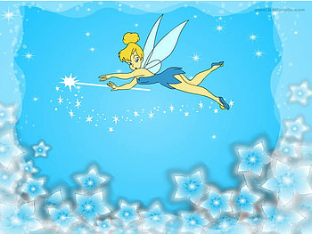 background c 6 jpg, wand, flowers, fairydust, tinkbell HD wallpaper