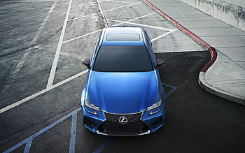 lexus gs f, blue, lexus, car, sedan HD wallpaper