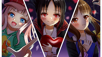 Kaguya Shinomiya Chika Fujiwara Miko Iino Kaguya-sama Love is War HD wallpaper