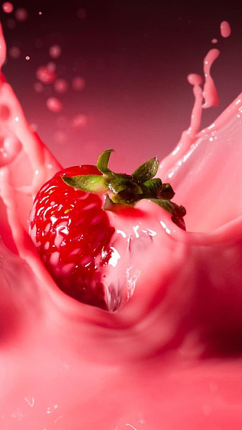 Vibrant , Sweet strawberries, Nature's beauty, Fresh fruit HD phone wallpaper