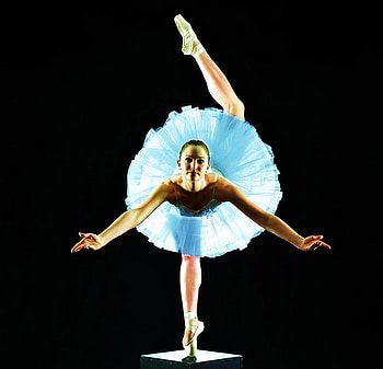 Tu tu lovely, blue, balance, toes, tu tu, ballerina HD wallpaper
