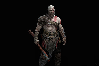 God of War, kratos, warrior, art HD wallpaper