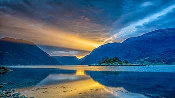 landscape, sunset HD wallpaper