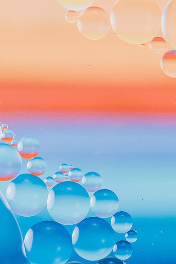Abstract, Bubbles, Macro, Texture, Close-Up, Liquid HD phone wallpaper
