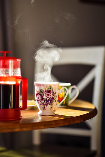 Miscellanea, Miscellaneous, Cup, Table, Drink, Beverage, Steam, Kitchen HD phone wallpaper