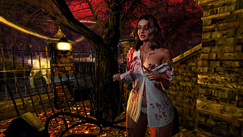 smile for me, eerie, gothic, girl, dark HD wallpaper