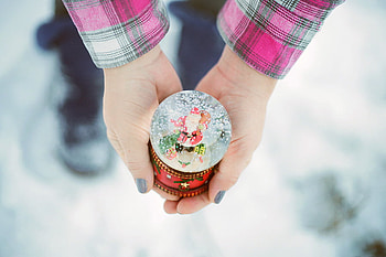 Happy Christmas to You !, winter, nadia bolshakova , snow, christmas, hands, beautiful, santa HD wallpaper
