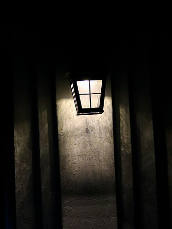 Building, Dark, Lantern, Lamp, Glow HD phone wallpaper