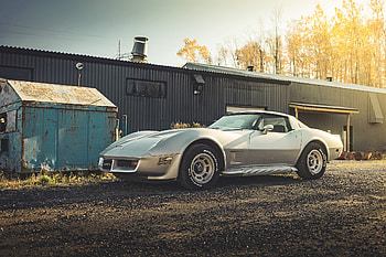 Corvette Chevrolet 1982, 1982, Car, Corvette, Chevrolet HD wallpaper