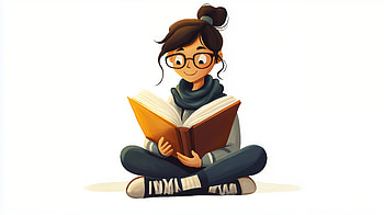 Reading Bliss: Ultra for Book Lovers, book, reading, girl, illustration HD wallpaper