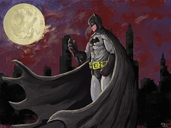 Batman One Year, batman, superheroes, artwork, behance HD wallpaper