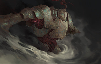 Royal Golem, fantasy, warrior, fantasy warrior HD wallpaper