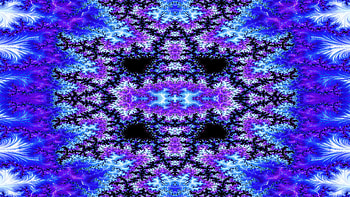 Trippy Psychedelic Fractal, trippy, psychedelic, aesthetic, blue, Abstract, fractal, abstract blue HD wallpaper