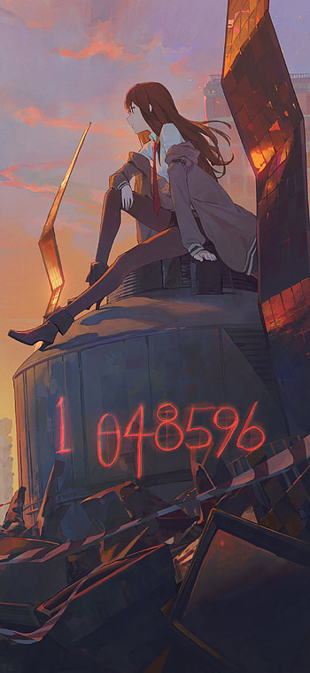 Kurisu Makise Sunset - Steins;Gate Anime , Kurisu Makise, Anime, Steins;Gate HD phone wallpaper