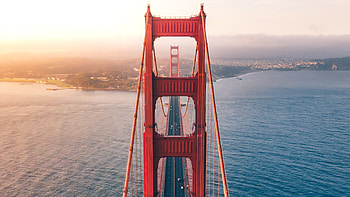 Golden Gate Bridge Landscape, golden-gate-bridge, landscape, nature HD wallpaper