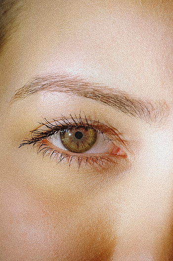 Macro, Girl, Face, Eye, Makeup HD phone wallpaper