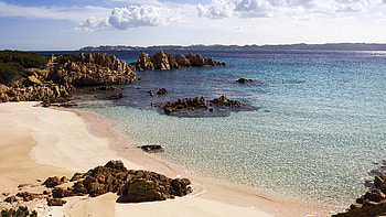 Island of Budelli, Maddalena Archipelago, Sardinian paradise, Windows 10 spotlight HD wallpaper
