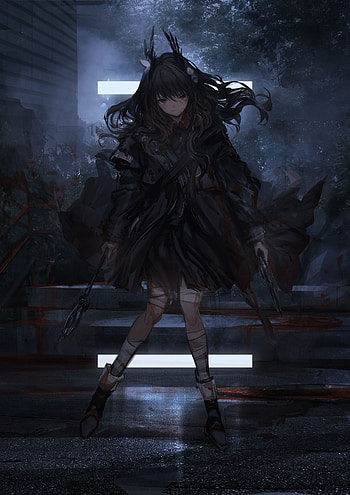 Gothic Anime, Sad anime, Gothic atmosphere, Emotional art HD phone wallpaper