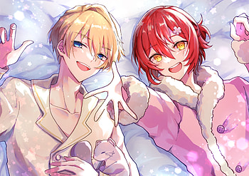 Hanasaki Miyabi & Kishido Temma, Holostars, Kishido Temma, Hanasaki Miyabi, Anime, Virtual Youtuber HD wallpaper