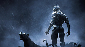 Black Panther Rise Up , black-panther, superheroes, artwork, artstation HD wallpaper
