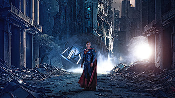 Henry Cavill Superman In Disaster, superman, henry-cavill, superheroes, artist, artwork, digital-art, artstation HD wallpaper
