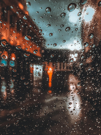 Drops, Macro, Wet, Blur, Smooth, Glass HD phone wallpaper