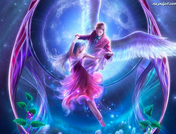 Fantasy Angel, wings, angel, anime, fantasy HD wallpaper