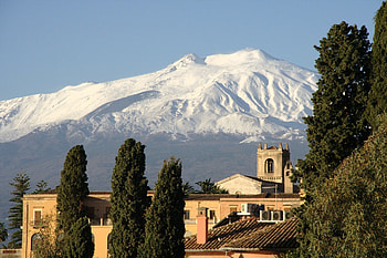 Mount Etna, Sliding movement, Volcanic activity, Changing landscape HD wallpaper