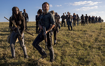 The Walking Dead, Season 8, Michonne, Rick HD wallpaper