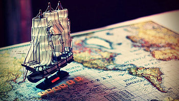Miscellanea, Miscellaneous, Ship, Map, Souvenir, Peace, World HD wallpaper