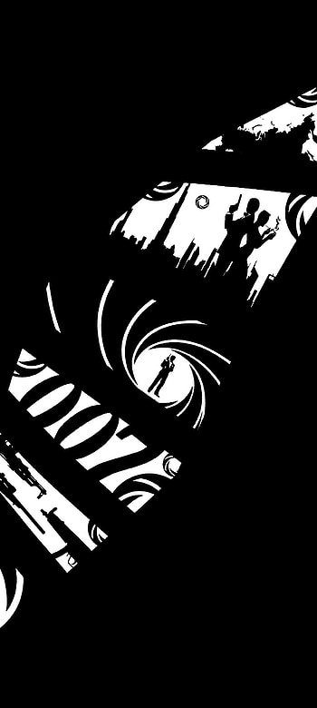 007, James Bond, Black & White, No Time To Die, Spy, Spectre, Daniel Craig HD phone wallpaper