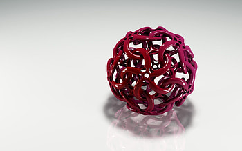 Dark, 3D, Smooth, Ball, Spiral HD wallpaper