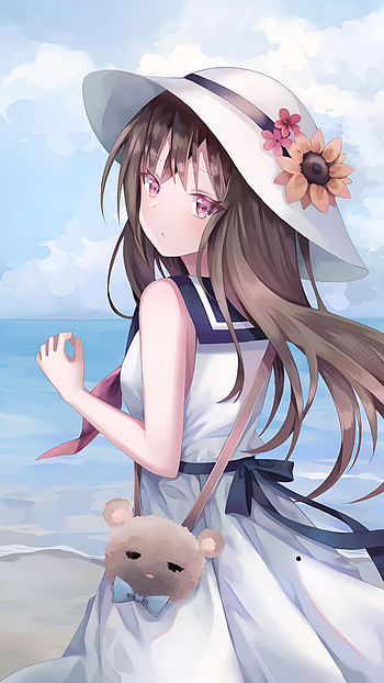Anime Cute Girl, anime girl, Abyss HD phone wallpaper