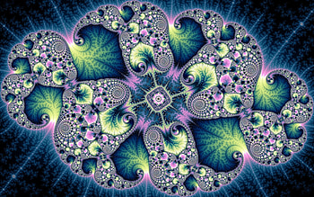 Double Vision, fractal, abstract, fantasy, dark HD wallpaper