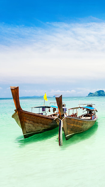 A dreamy world - tropical paradise, vehicle HD phone wallpaper