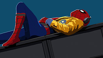 Spiderman Rest Time , spiderman, superheroes, artist, artwork, digital-art, deviantart HD wallpaper