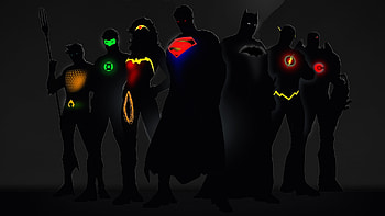 Dc Comics Superheroes Minimalism, minimalism, artist, super-heroes HD wallpaper