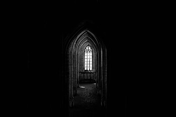 Architecture, Dark, Window, Corridor, Arch HD wallpaper