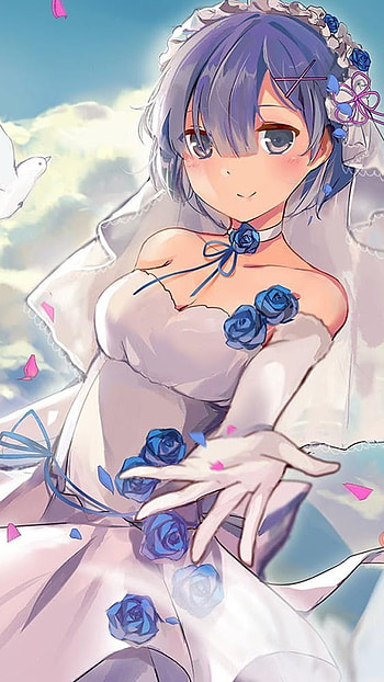 Rem anime, re zero, anime HD phone wallpaper