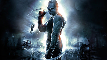 Pitch Black, pitch, black, man, blades HD wallpaper