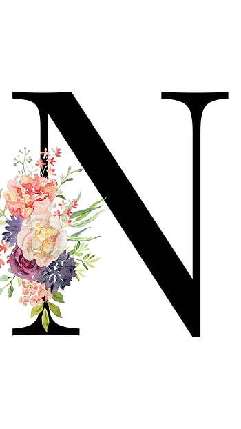 N Letter, Design HD phone wallpaper