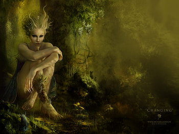 Fantasy, games, abstract, art, girl HD wallpaper