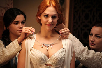 Muhtesem Yuzyil Meryem Uzerli Hurrem, hot redhead, sexy redhead, sexy ukraine HD wallpaper