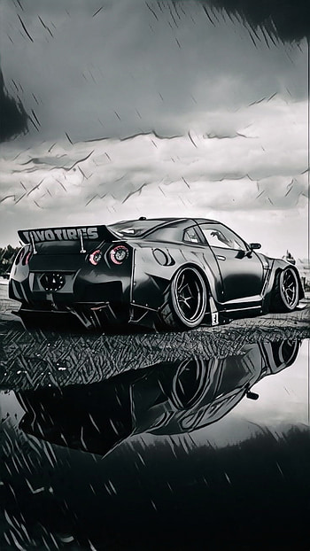 NISSAN GT-R, cloud, sky HD phone wallpaper