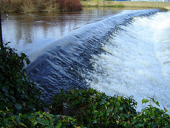 Derwent weir, nature, rivers HD wallpaper